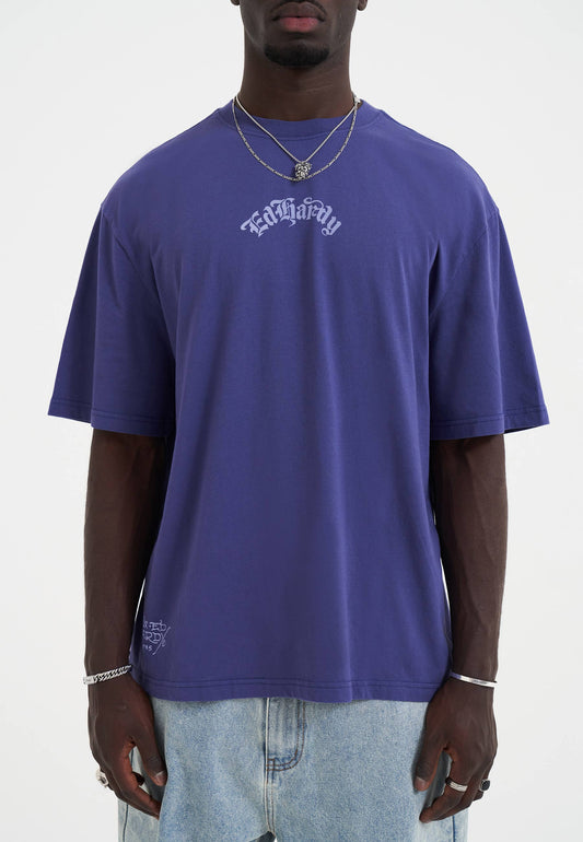 Mens Death Before Dishonor Eagle Relaxed T-Shirt - Blue