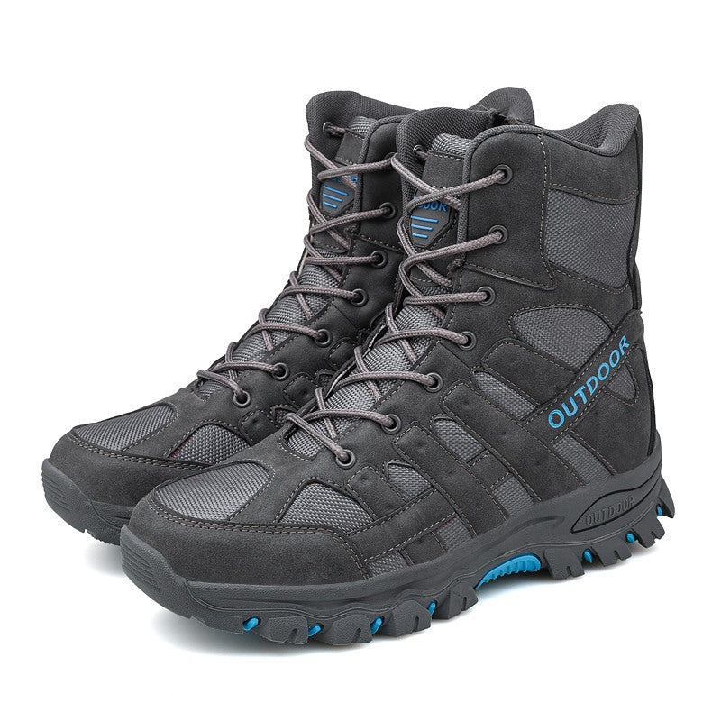 (imited Time Discount 49% off) Men's Lightweight  Breathable Durable Anti-slip Hiking Boots Combat Army Boots Work Boots
