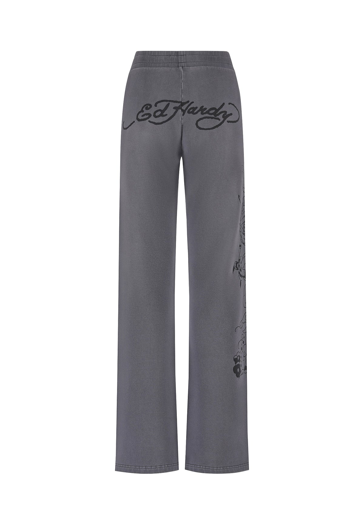 Womens Love Is Mystery Flared Jogger - Charcoal