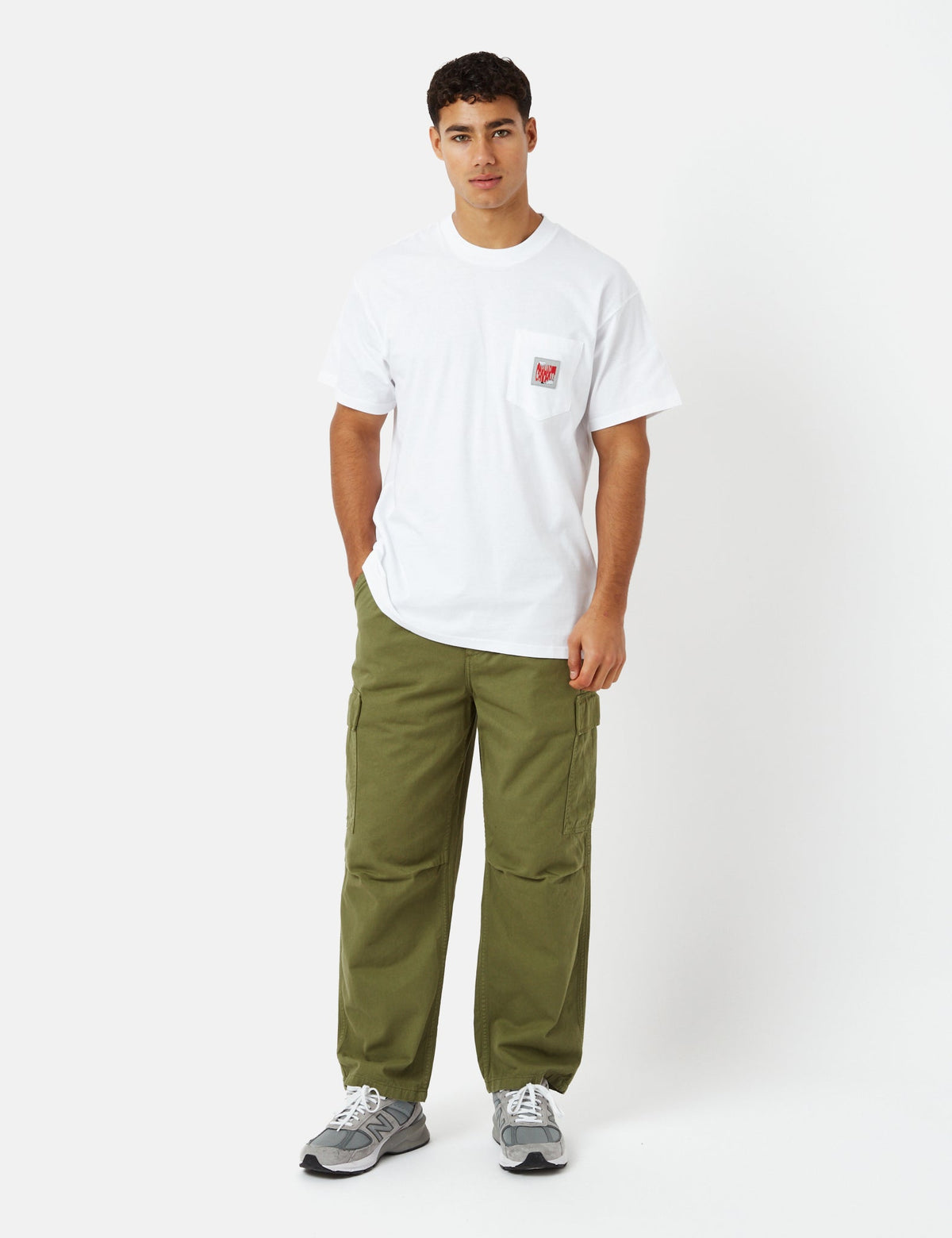 Stretch Pocket T-Shirt (Regular/Organic) - White