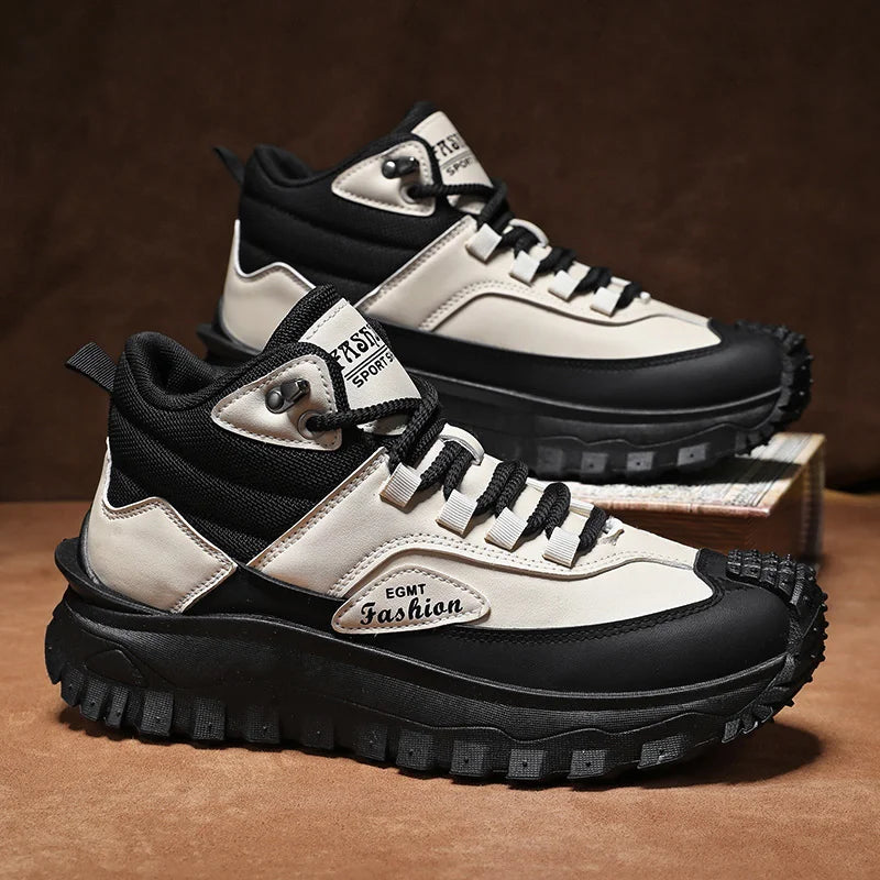 (⏰Limited Time Sale 70% OFF) Men’s Work Hiking Boots – Waterproof, Non-Slip, Puncture and Smash Resistant, Wide Toe, Arch Support – Ideal for Daily Wear and Outdoor Adventures